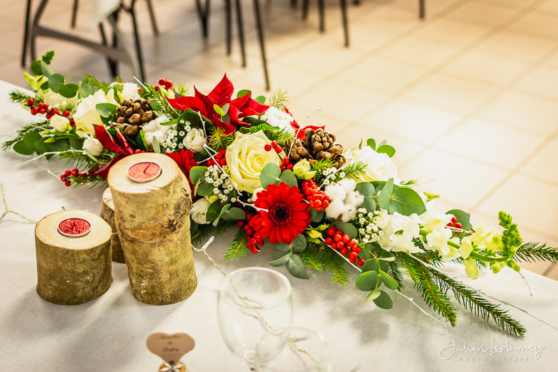 Centre de table, fleurs, mariage