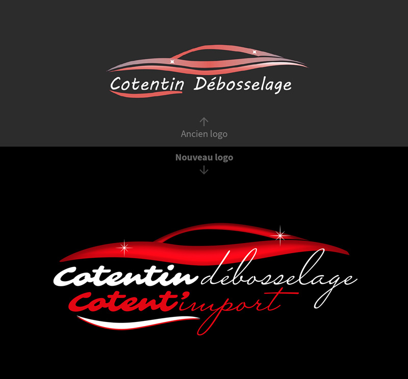 Création du logo Cotentin Debosselage Cotent'Import